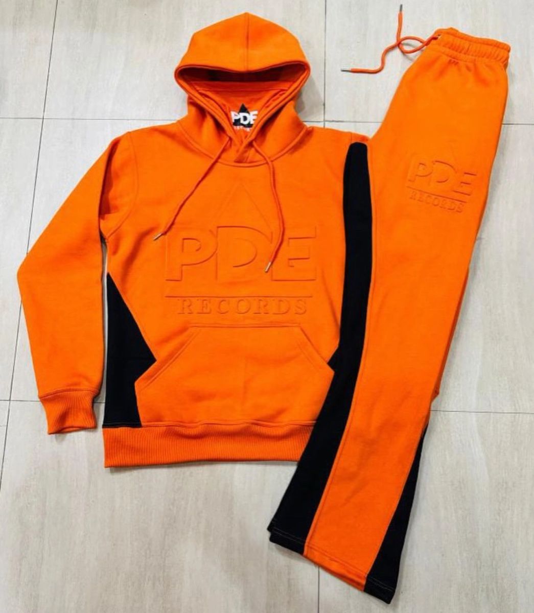 PDE Hoodie & Flare Pants Set, alternate view